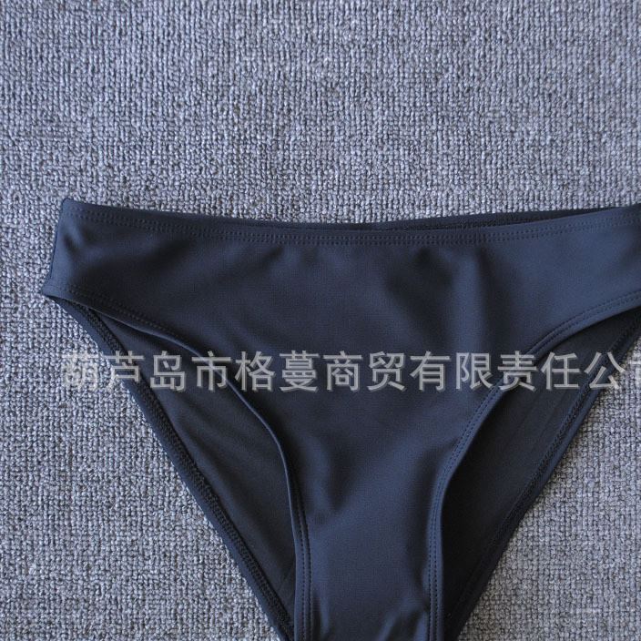 多色百搭單件bikini游泳褲女士泳褲三角有大碼分體比基尼泳褲