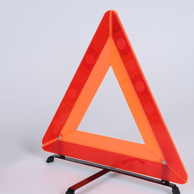 定做大款橙色三角警示牌 道路反光牌 折疊式三腳架 量大從優