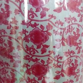 PVCr軟片紅花瓷紋