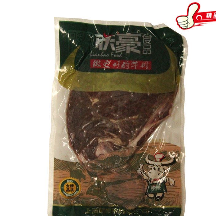 批發(fā)銷售聯(lián)豪230g帶骨眼肉牛排 帶骨牛排 新鮮牛排 冷凍牛排