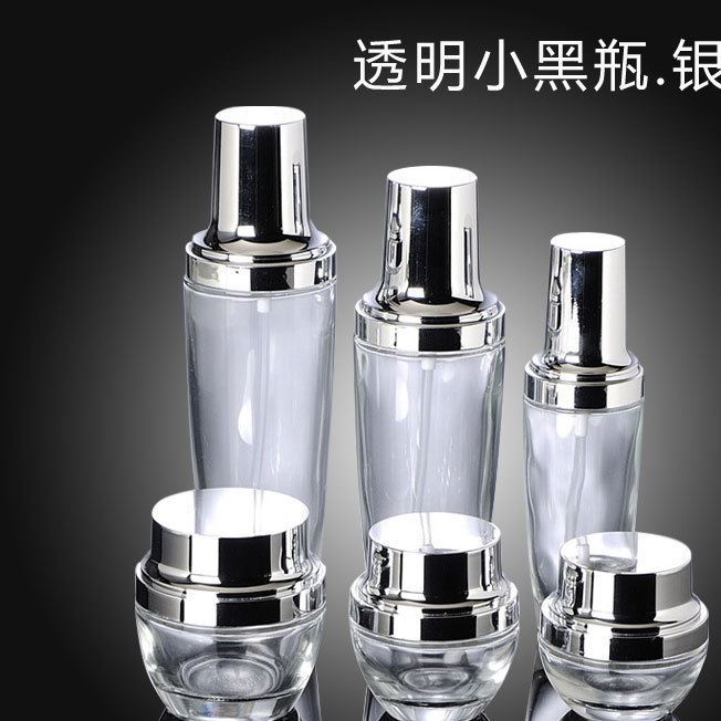 20G.30G.50G.30ML.50ML.100ML小黑瓶乳液玻璃瓶 膏霜罐化妝品包材