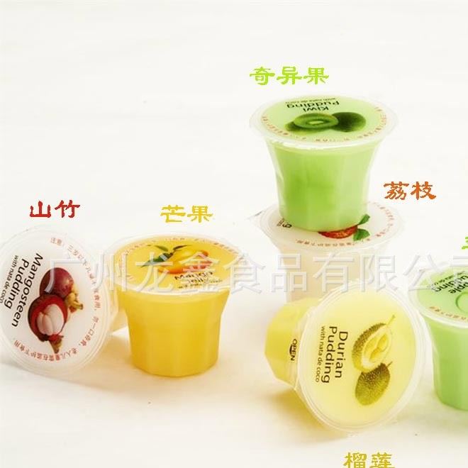 零食美倫多口味果肉果凍果味型布丁6杯600g