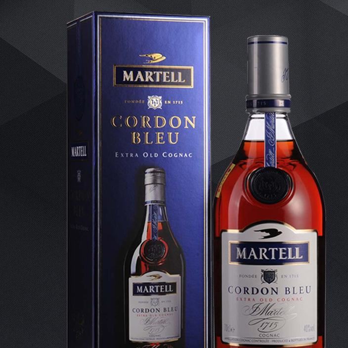 法国原装洋酒MARTELL 马爹利蓝带干邑白兰地700ml 量大优惠