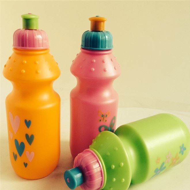 400ml PE塑料水壺 兒童幻彩水壺 春游便攜水壺 廠家直銷
