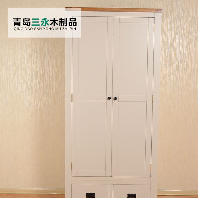 三永實(shí)木雙門(mén)衣柜時(shí)尚簡(jiǎn)約經(jīng)久耐用 環(huán)保無(wú)毒工藝先進(jìn)