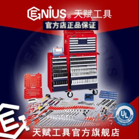 天賦工具M(jìn)S-541TS 541件套英制和公制綜合工具配工具車Geniustools