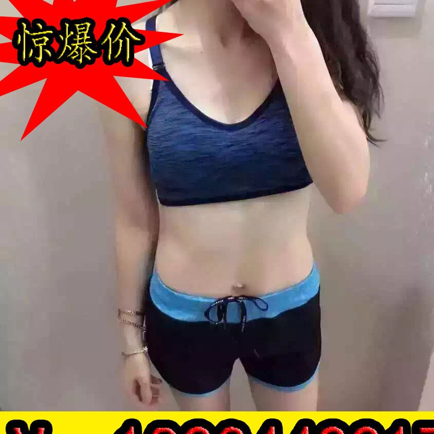 健身瑜伽服套裝女運(yùn)動服健身房短袖短褲三件套裝顯瘦瑜伽服套裝