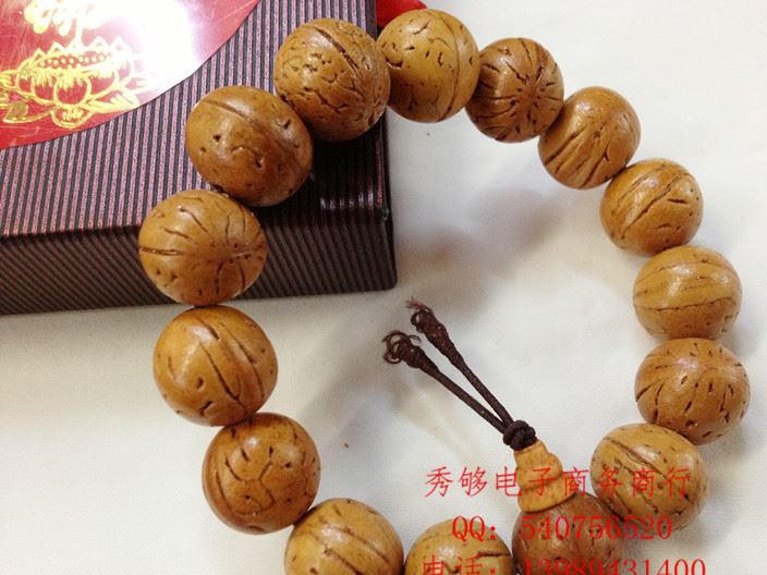 秀夠飾品 鳳眼佛珠手串 原蟠桃核菩提子批發(fā) 廠家直銷