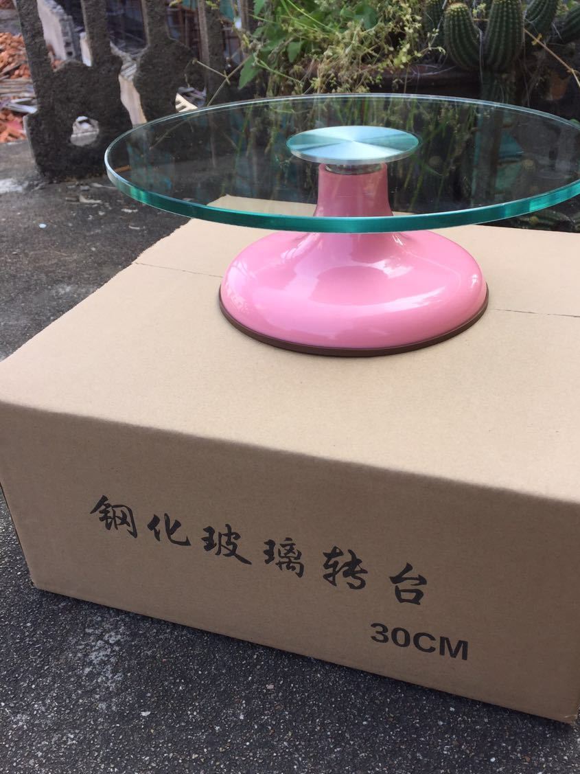 baking joy玻璃蛋糕轉(zhuǎn)臺 鋁合金底座 abs底座  裱花轉(zhuǎn)盤 陶藝