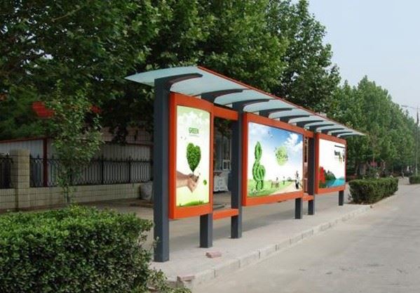 候車亭淮南公交候車亭價格-景安交通設施有限公司