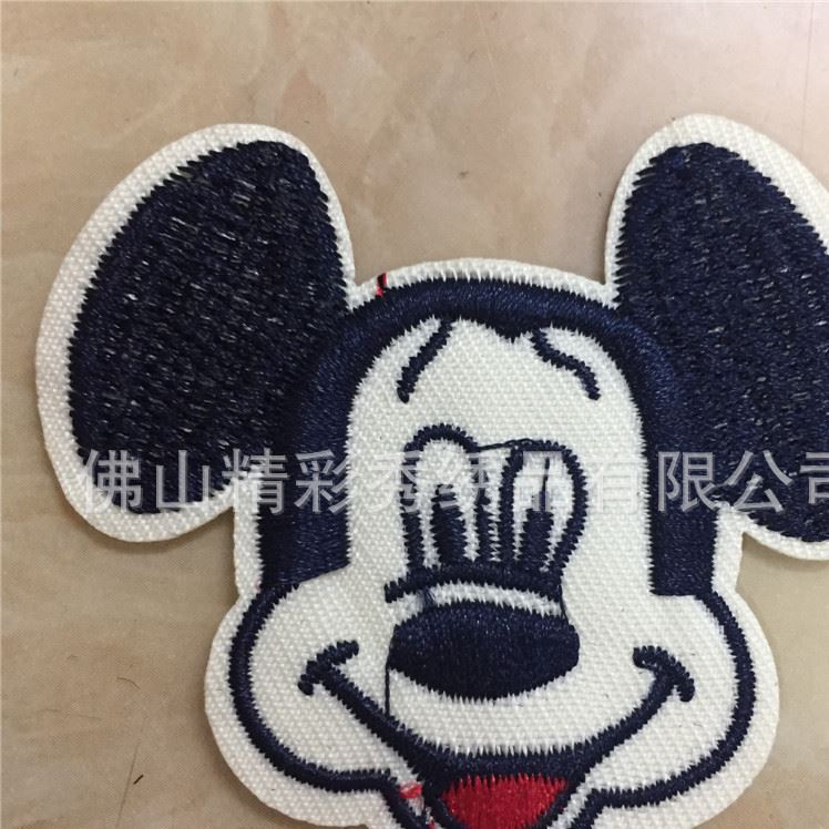 電腦繡花 時尚章仔刺繡補丁布貼卡通圖案廠家直銷刺繡漂亮現貨