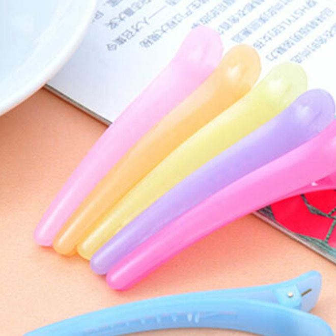 批發(fā)韓版飾品i果凍色發(fā)夾 尖嘴夾 超低價(jià)禮品發(fā)夾