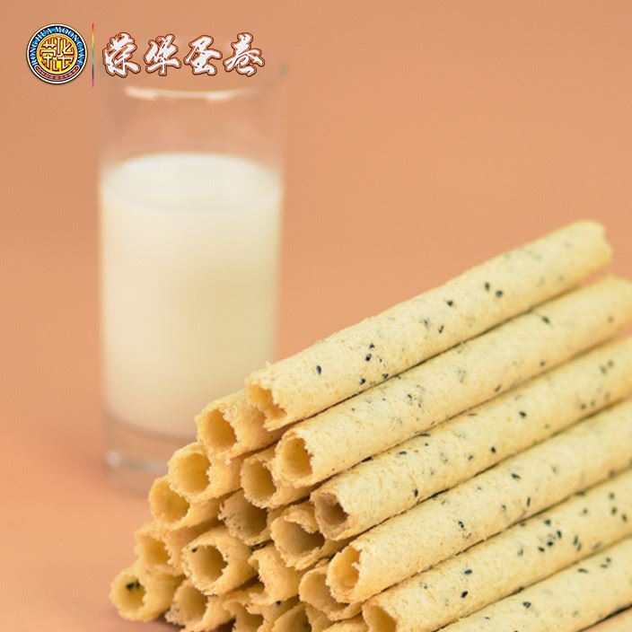 榮華雞蛋卷 休閑食品 餅干糕點(diǎn) 香脆可口 年貨批發(fā) 一件代發(fā)