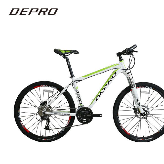 DEPRO德譜諾鋁合金 山地自行車(chē)26寸 Shimano27速 三拓XCM 前叉