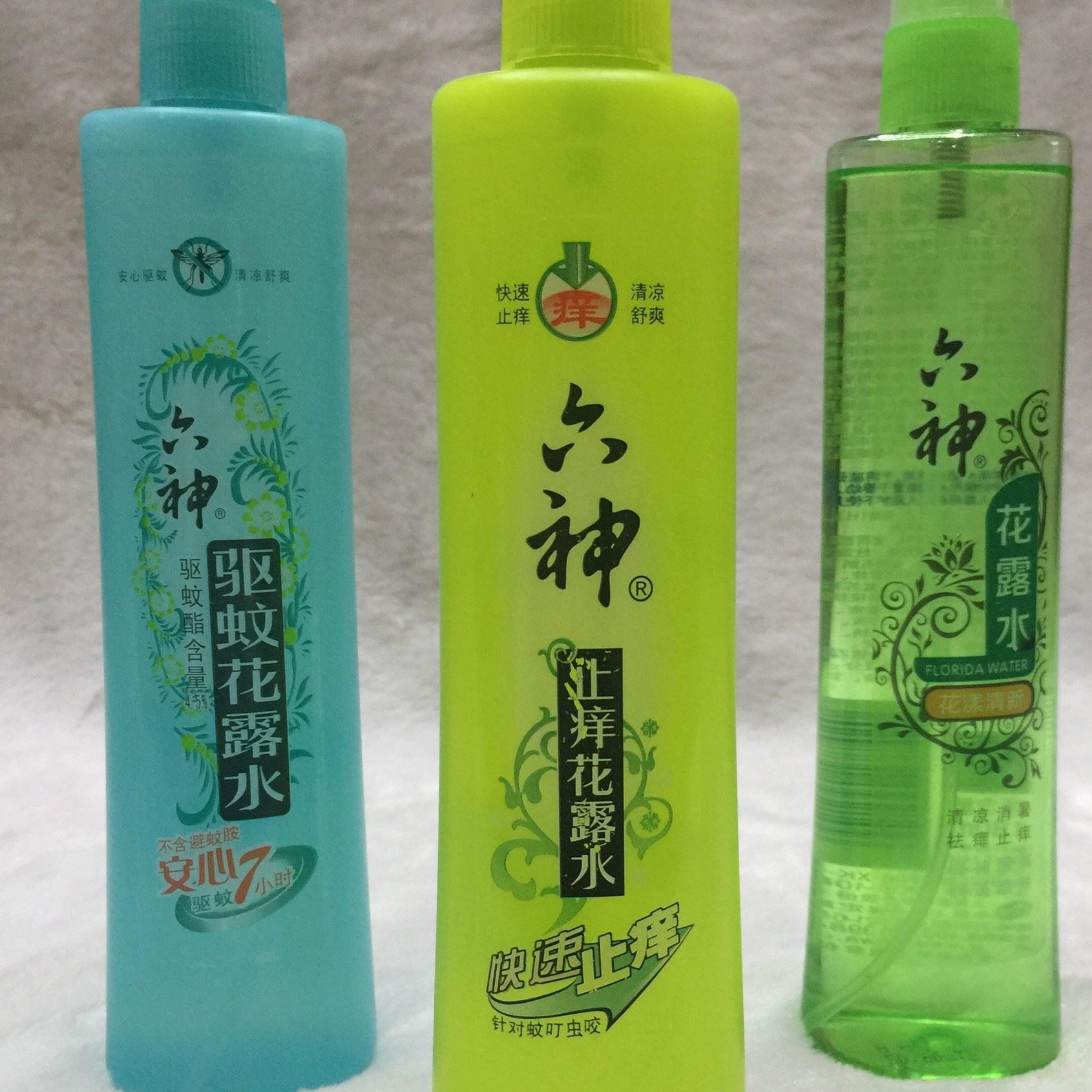 厂家直销六神花露水80ml48瓶箱喷雾花露水驱蚊止痒花露水
