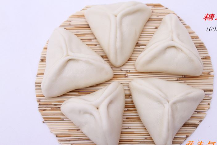 山東膠東手工食品饅頭冷凍速凍兒童早餐面點糖三角花生白糖餡